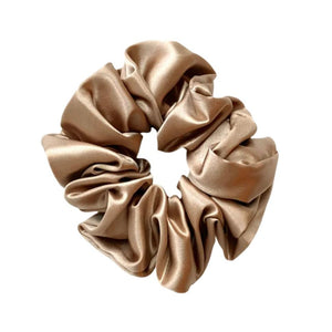 Silk Scrunchie in Liquid Gold