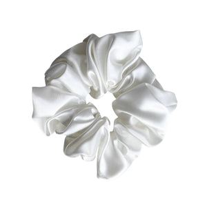 Silk Scrunchie in Moonstone